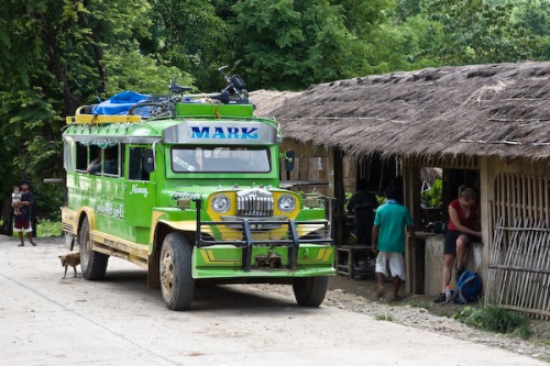 Judging by the name of the jeepney I guess it was meant to be. The ride was six hours in total, probably half of it on super rutted, steep 4WD track (like a combo of Worseleys and Dopers hills to the MTB riders out there). 