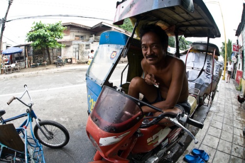 Tricycle driver, Makati, Manila